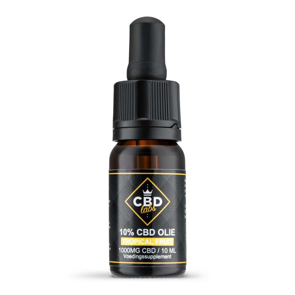 CBDLabs CBD olie 10% - 1000MG CBD - 10 ml - Tropical Fruit